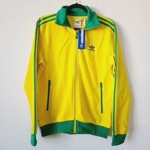 Adidas Originals FB Nations Beckenbauer Brazil Track Jacket HK7410 Size M